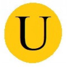 Бусины с буквами золотистые U